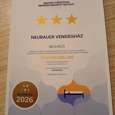Neubauer Vendégház*** * Mohács